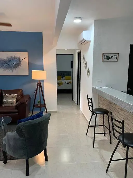 Hermoso Apartamento Piscina, Centrico, Area Libre. Cancun Mexico